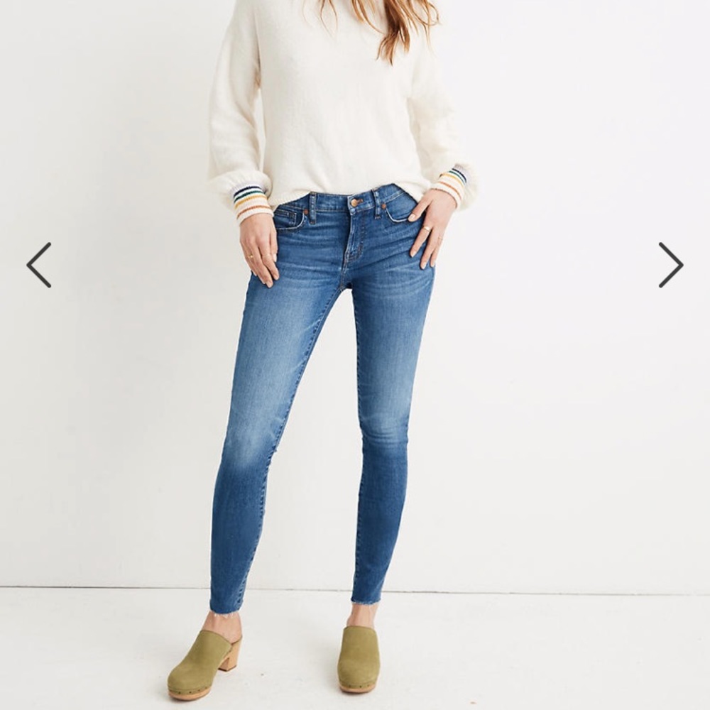 Madewell Blue Skinny Jeans